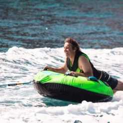 BOUEE TRACTEE JOBE VERT RUMBLE PACKAGE -Surf Équipement Boutique bouee tractee jobe vert rumble package 3