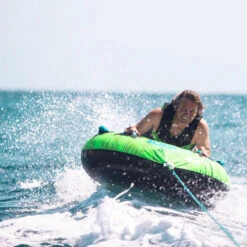 BOUEE TRACTEE JOBE VERT RUMBLE PACKAGE -Surf Équipement Boutique bouee tractee jobe vert rumble package 4