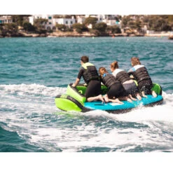 BOUEE TRACTEE JOBE VERTE SONAR 4 PERSONNES 12 BOUEE TRACTEE JOBE VERTE SONAR 4 PERSONNES -Surf Équipement Boutique bouee tractee jobe verte sonar 4 personnes 3