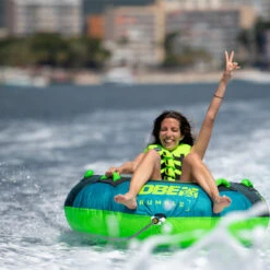 JOBE Bouee Tractee Rumble Package 1 Personne Teal -Surf Équipement Boutique bouee tractee rumble package 1 personne teal 6