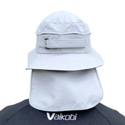 Chapeau Surf Performance Gris Clair VAIKOBI -Surf Équipement Boutique chapeau surf performance gris clair vaikobi 4