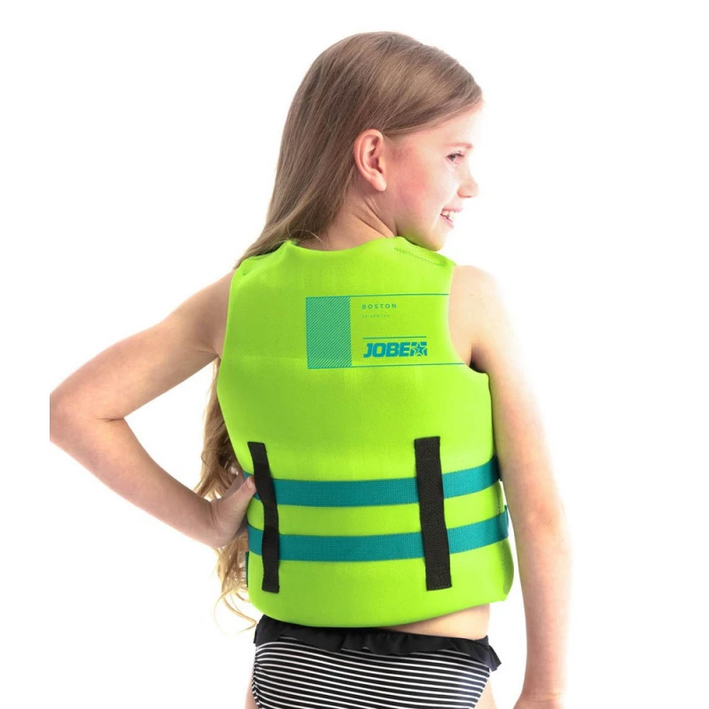 GILET DE FLOTTAISON JOBE NEOPRENE VEST ENFANT VERT CITRON 3 GILET DE FLOTTAISON JOBE NEOPRENE VEST ENFANT VERT CITRON – Image 3