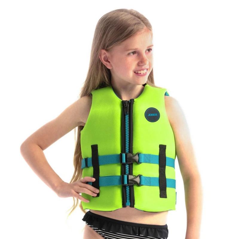 GILET DE FLOTTAISON JOBE NEOPRENE VEST ENFANT VERT CITRON 1 GILET DE FLOTTAISON JOBE NEOPRENE VEST ENFANT VERT CITRON