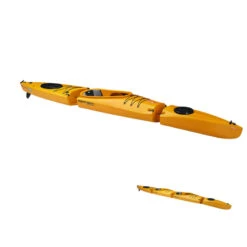 KAYAK MODULABLE POINT 65°N MERCURY GTX DUO JAUNE -Surf Équipement Boutique kayak modulable point 65n mercury gtx duo jaune 2