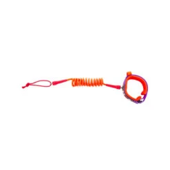 LEASH BODY BOARD HOWZIT ORANGE/VIOLET -Surf Équipement Boutique leash body board howzit orange violet 4