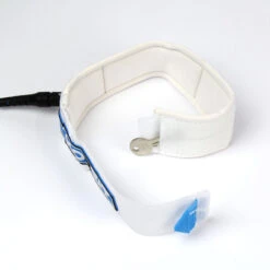 LEASH DE SUP HOWZIT DOWNWIND COIL BLANC/BLEU 6' -Surf Équipement Boutique leash de sup howzit downwind coil blanc bleu 6 1 4