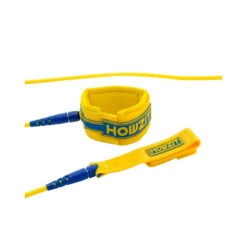 LEASH SURF HOWZIT JAUNE 6.0 -Surf Équipement Boutique leash surf howzit jaune 60 3