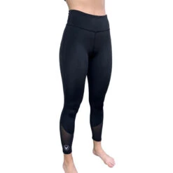 Leggings Activ ERGO UV 50+ Noir Femme VAIKOBI -Surf Équipement Boutique leggings activ ergo uv 50 noir femme vaikobi 2