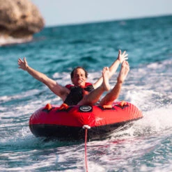 PACKAGE BOUEE TRACTEE JOBE ROUGE TRIANGLE THUNDER -Surf Équipement Boutique package bouee tractee jobe rouge triangle thunder 3