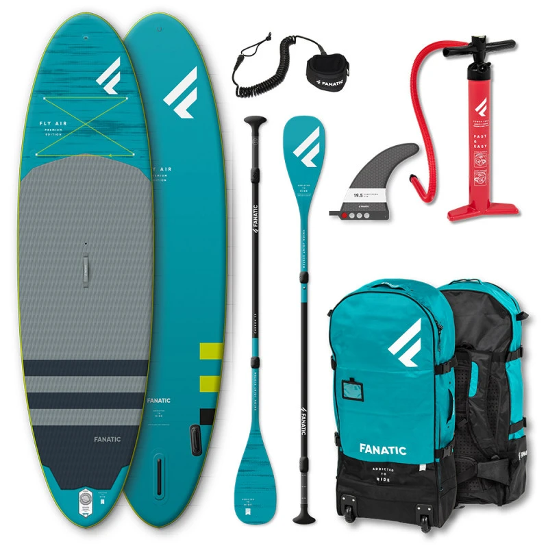 PADDLE FANATIC FLY AIR 10.4 PREMIUM 2022 GONFLABLE + PAGAIE CARBONE C35 COMPLET 1 PADDLE FANATIC FLY AIR 10.4 PREMIUM 2022 GONFLABLE + PAGAIE CARBONE C35 COMPLET