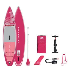 Surf Équipement Boutique -Surf Équipement Boutique paddle gonflable aqua marina coral 116 touring raspberry 2023 1