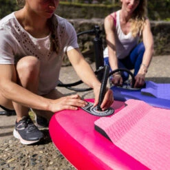 PADDLE GONFLABLE AQUA MARINA CORAL 11.6 TOURING RASPBERRY 2023 -Surf Équipement Boutique paddle gonflable aqua marina coral 116 touring raspberry 2023 6