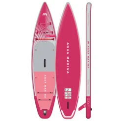 PADDLE GONFLABLE AQUA MARINA CORAL 11.6 TOURING RASPBERRY 2023 -Surf Équipement Boutique paddle gonflable aqua marina coral 116 touring raspberry 2023 8