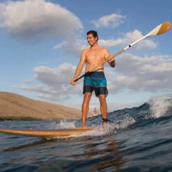 PAGAIE FANATIC BAMBOO CARBON 50 FIXE 7.25 -Surf Équipement Boutique pagaie fanatic bamboo carbon 50 fixe 725 2