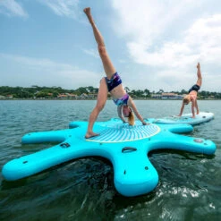 PLATEFORME YOGA GONFLABLE AQUA MARINA YOGA DOCK 2023 -Surf Équipement Boutique plateforme yoga gonflable aqua marina yoga dock 2023 4