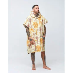 PONCHO AFTER BOTANICAL LINEN 6 PONCHO AFTER BOTANICAL LINEN -Surf Équipement Boutique poncho after botanical linen 2
