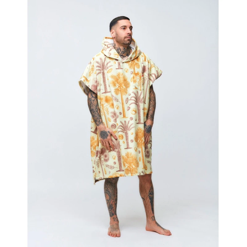 PONCHO AFTER BOTANICAL LINEN 3 PONCHO AFTER BOTANICAL LINEN – Image 3