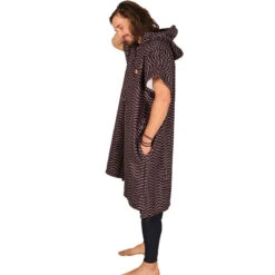 PONCHO AFTER ESSENTIAL WAVES NOIR TU -Surf Équipement Boutique poncho after essential waves noir tu 4