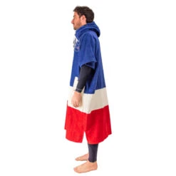 All-In PONCHO ALL IN V COUNTRIES BLEU/BLANC/ROUGE -Surf Équipement Boutique poncho all in v countries bleu blanc rouge 2