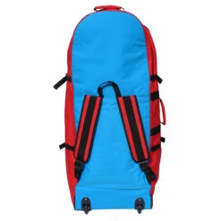 SAC A DOS A ROULETTES HOWZIT ROLLING BACKPACK BLEU/ROUGE -Surf Équipement Boutique sac a dos a roulettes howzit rolling backpack bleu rouge 3