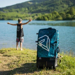 SAC A ROULLETTES AQUA MARINA BLUEBERRY -Surf Équipement Boutique sac a roullettes aqua marina blueberry 3