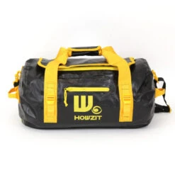 Sac De Voyage étanche DUFFEL BAG 30L - HOWZIT NOIR-JAUNE -Surf Équipement Boutique sac de voyage etanche duffel bag 30l howzit noir jaune 12