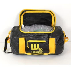 Sac De Voyage étanche DUFFEL BAG 30L - HOWZIT NOIR-JAUNE -Surf Équipement Boutique sac de voyage etanche duffel bag 30l howzit noir jaune 9