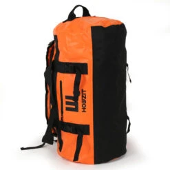 Sac De Voyage étanche DUFFEL BAG 60L HOWZIT - 17 Sac De Voyage étanche DUFFEL BAG 60L HOWZIT - -Surf Équipement Boutique sac de voyage etanche duffel bag 60l howzit orange black 5