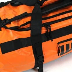 Sac De Voyage étanche DUFFEL BAG 90L HOWZIT - ORANGE 20 Sac De Voyage étanche DUFFEL BAG 90L HOWZIT - ORANGE -Surf Équipement Boutique sac de voyage etanche duffel bag 90l howzit orange black 5
