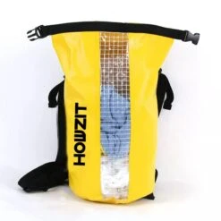 SAC ETANCHE Howzit 15L JAUNE -Surf Équipement Boutique sac etanche ryde 15l jaune 3