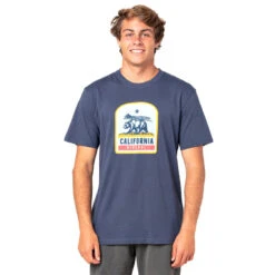 T-SHIRT RIP CURL DESTINATION ANIMALS BLEU MARINE -Surf Équipement Boutique t shirt rip curl destination animals bleu marine 2