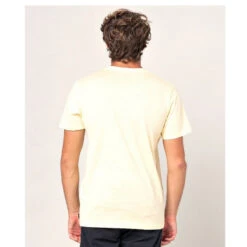 Rip Curl T-SHIRT RIPCURL IN DA POCKET TEE JAUNE CLAIR -Surf Équipement Boutique t shirt ripcurl in da pocket tee jaune clair 2